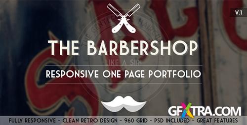 ThemeForest - The Barbershop - Responsive Portfolio - RIP