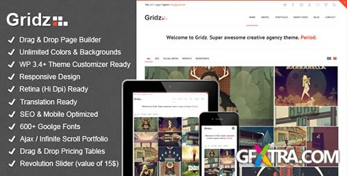 ThemeForest - Gridz v1.04 - Creative Agency Retina Ready WP Theme