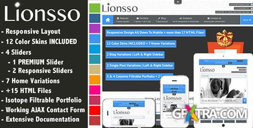 ThemeForest - Lionsso - Responsive & Clean HTML5 Template - RIP