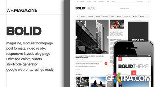 ThemeForest - Bolid - Responsive News, Magazine and Blog Theme