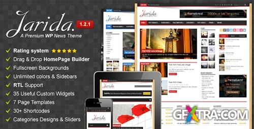 ThemeForest - Jarida v1.2.1 - Responsive WordPress News, Magazine, Blog