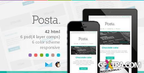 ThemeForest - Posta - Responsive E-mail Template - RIP