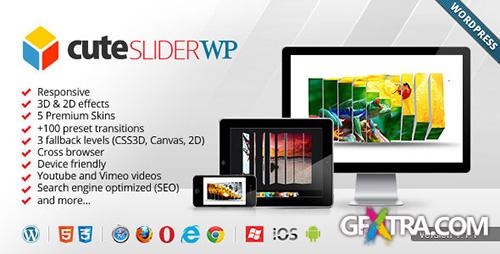 CodeCanyon - Cute Slider WP - 3D & 2D HTML5 WordPress Slider 