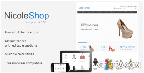 ThemeForest - Nicole Shop - Is A Responsive OpenCart Theme