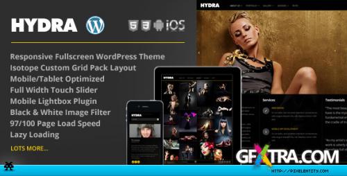 ThemeForest - Hydra v.1.0.1 - Fullscreen Portfolio Grid WordPress Theme