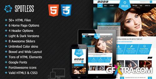 ThemeForest - SPOTLESS - Multipurpose Responsive HTML5 Template - RIP