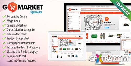 ThemeForest - BossThemes GoMarket - Supermarket OpenCart Theme - FULL