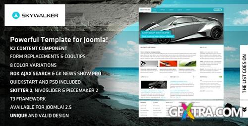 ThemeForest - Skywalker v1.1.0 - Powerful Template for Joomla 2.5 - Update