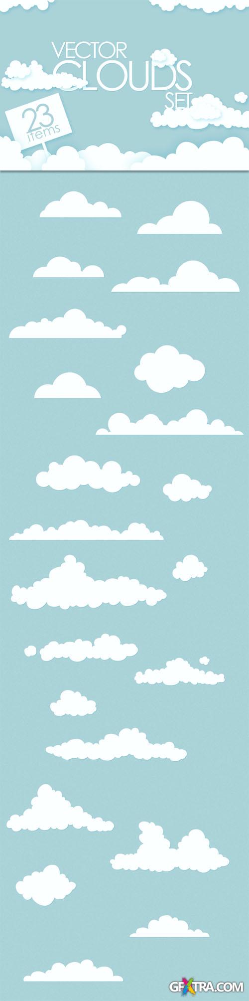 Designtnt - Vector Clouds Collection