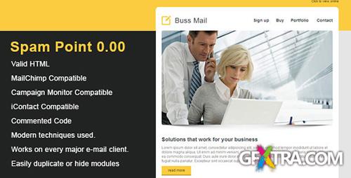 ThemeForest - Buss Clean Email Template - RIP