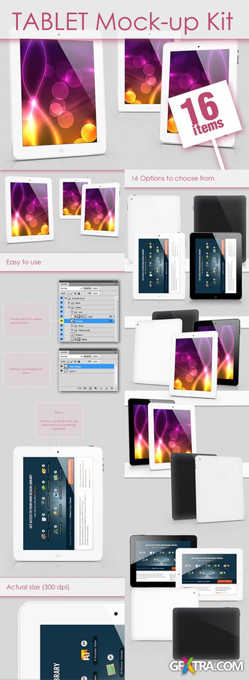 Designtnt - Tablet Mock-up Kit