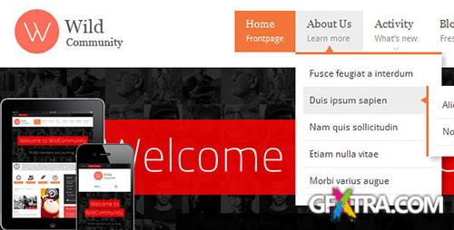 ThemeForest - WildCommunity v1.1.6 - BuddyPress Theme