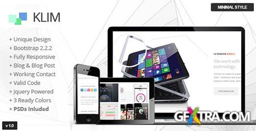 ThemeForest - Klim - One Page Responsive Template - RIP