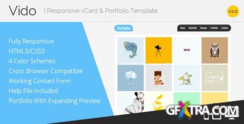 ThemeForest - Vido - vCard & Portfolio Templat - RIP