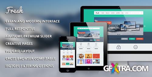 ThemeForest - Fresh Multi-Purpose HTML Template - RIP