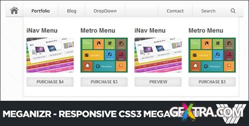 Meganizr - Responsive CSS3 Mega Menu - CodeCanyon