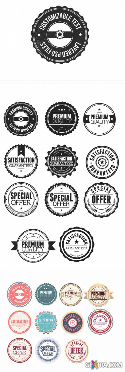 Clean and Modern Badges set 2