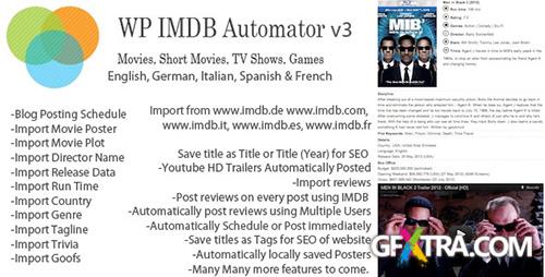 CodeCanyon - WP IMDB Automator Wordpress Plugin - Add-on