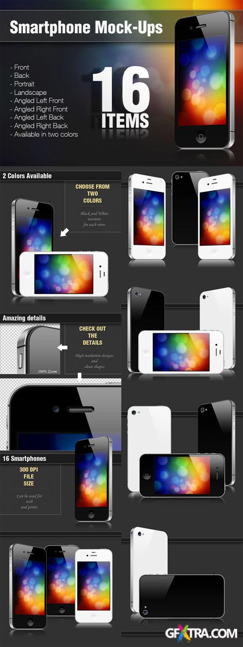 Designtnt - Premium Smartphone PS Mock-ups