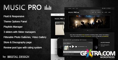 ThemeForest - Music Pro v3.1 - Music Oriented WordPress Theme