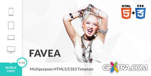 ThemeForest - Favea - Multipurpose HTML5/CSS3 Template - RIP