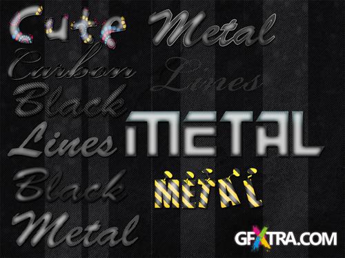 Black Metal Text Styles