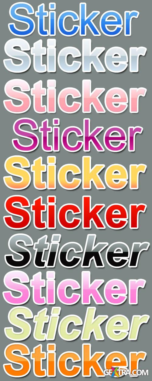 Stickers Layer PS Styles