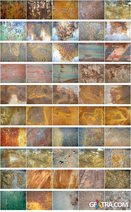 50 Rust Textures Set 1