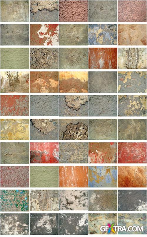 50 Concrete Textures Set 1