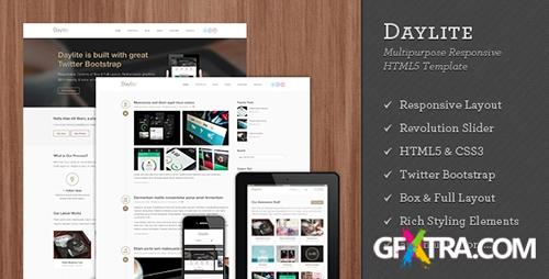 ThemeForest - Daylite - Multipurpose Responsive HTML5 Template - RIP