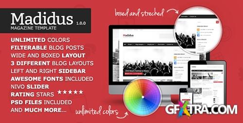 ThemeForest - Madidus - Magazine Template - RIP