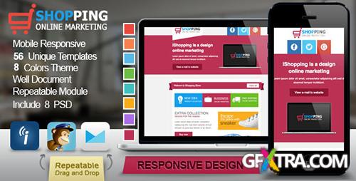 ThemeForest - iShopping : Responsive E-mail Templates - RIP