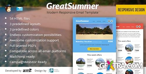 ThemeForest - GreatSummer - Responsive Clean Email Template - RIP