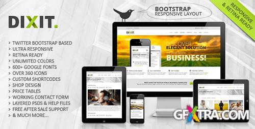 ThemeForest - Dixit - Responsive Multipurpose Template - RIP