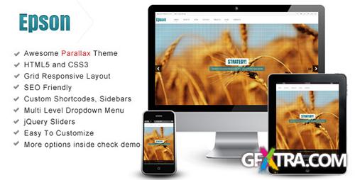 ThemeForest - Epson - Interactive Parallax - Responsive Theme - RIP