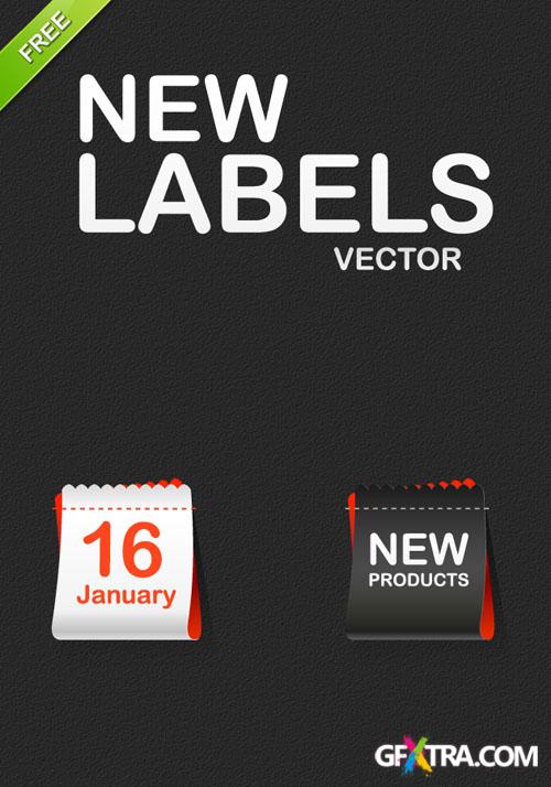 Designtnt - Vector New Labels