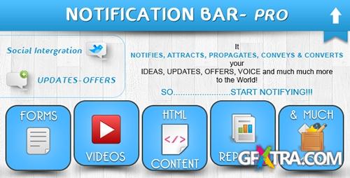 CodeCanyon - Notification Bar Plugin v2.0.5