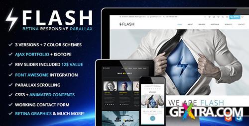 ThemeForest - Flash - Retina Ready Responsive Parallax Template - RIP