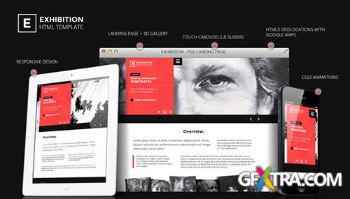 ThemeForest - Exhibition - HTML Landing Page Art Gallery/ Muesum - RIP