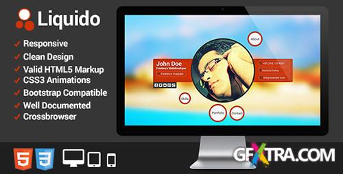 ThemeForest - Liquido - Responsive Personal Website - RIP