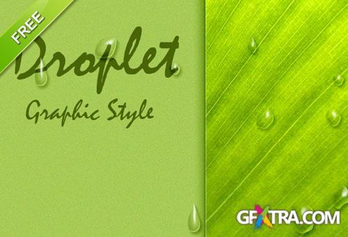 Designtnt - Droplet Photoshop Graphic Style