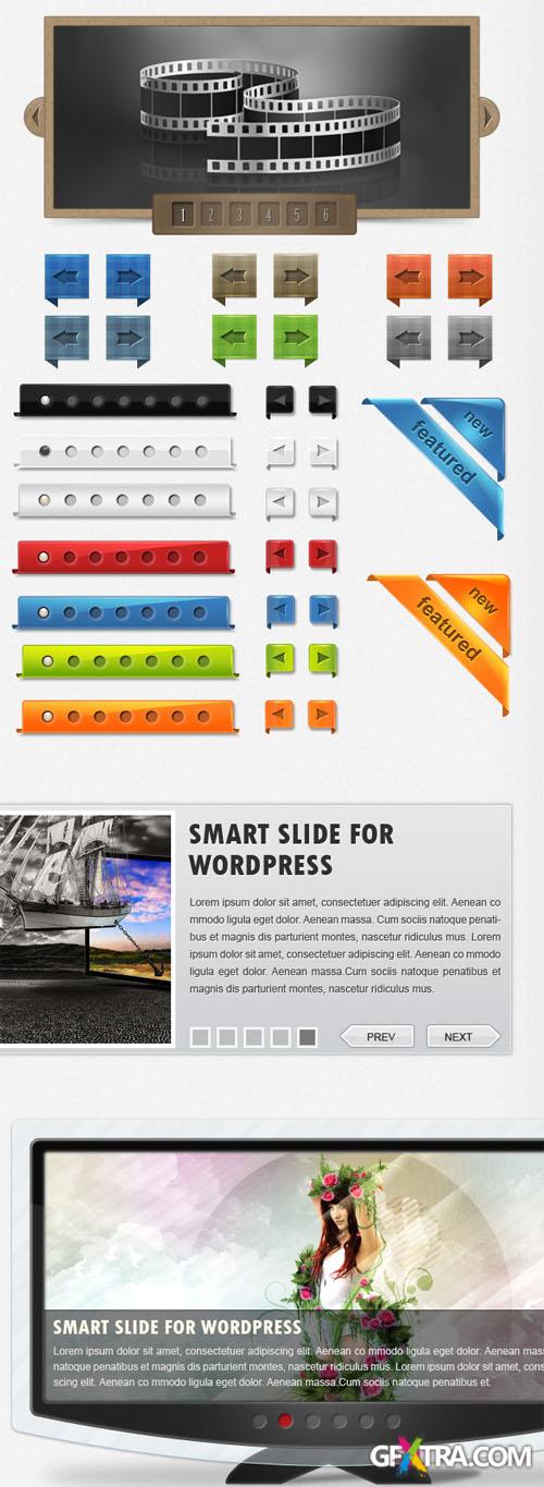 Designtnt - Web Sliders PSD Kit