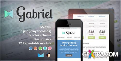 ThemeForest - Gabriel - Responsive E-mail Template - RIP