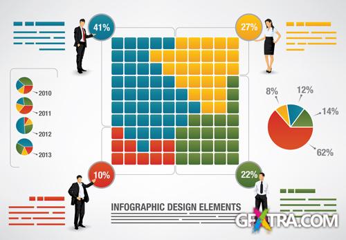 Infographic and design elements #3 - 25xEPS