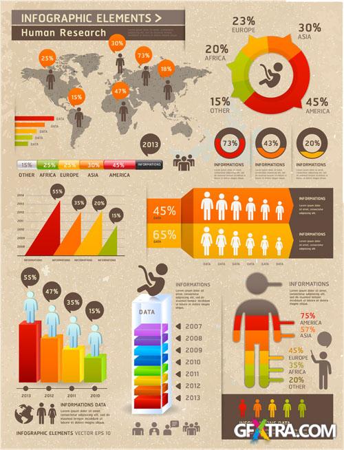 Infographic and design elements #3 - 25xEPS