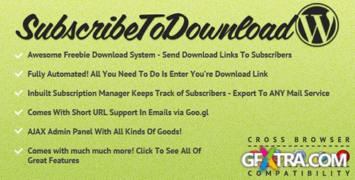 CodeCanyon - Subscribe to Download for WordPress v1.1.1