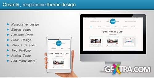 ThemeForest - Creanly - Responsive clean theme desig - RIP