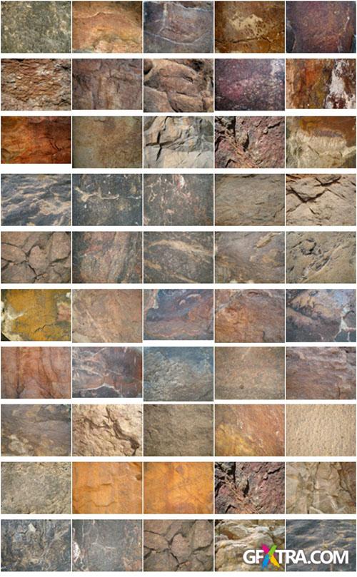 50 Rocks Textures Set 2