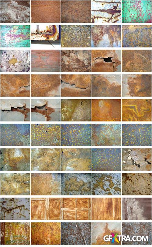 50 Rust Textures Set 3