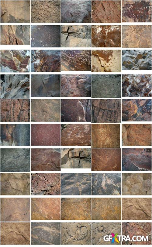 50 Rocks Textures Set 3